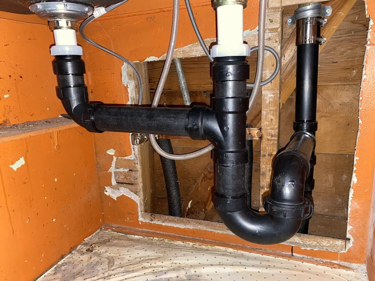 Professional Repiping Services equipment and tools on the job in Marblehead
